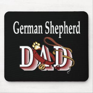 Deutscher Schäferhund Vater Geschenke Mousepad