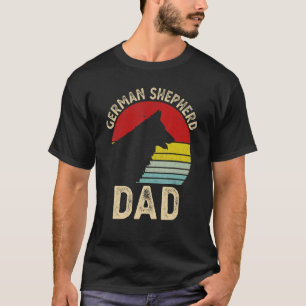 Deutscher Schäferhund-Vater  Hund 's Frohen Vatert T-Shirt