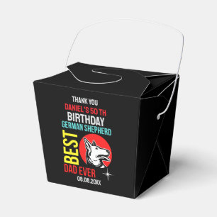 Deutscher Schäferhund Vater, Hund Vater Geburtstag Geschenkschachtel
