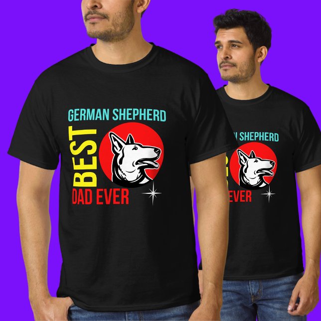 Deutscher Schäferhund-Vater, Hund-Vater T-Shirt (Von Creator hochgeladen)