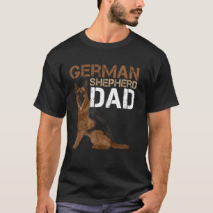 Deutscher Schäferhund-Vater Hunde Liebhaber T-Shirt