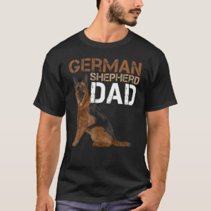 Deutscher Schäferhund Vater Schäfer Deutscher Hund T-Shirt