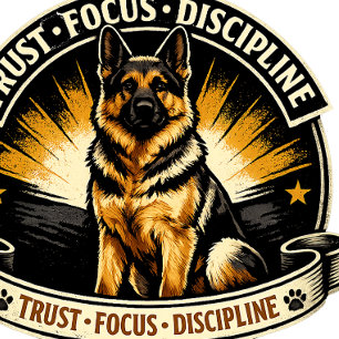 Deutscher-Schäferhund-Vertrauensfokus-Disziplin-Ta Kaffeetasse
