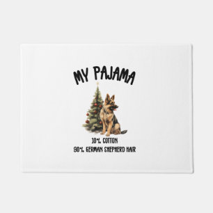 Deutscher Schäferhund & Weihnachten, Funny Dog Des Fußmatte