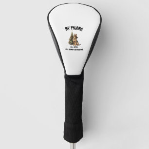 Deutscher Schäferhund & Weihnachten, Funny Dog Des Golf Headcover