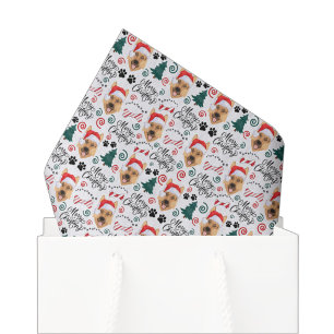 Deutscher Schäferhund Weihnachten Seidenpapier