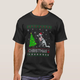 Deutscher Schäferhund Weihnachtsbaum Beleuchtung h T-Shirt