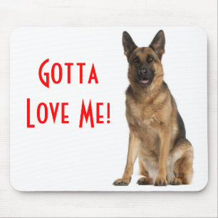 Deutscher Schäferhund-Welpen-Computermauspad Mousepad