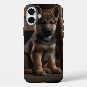 Deutscher Schäferhund - Welpenhund iPhone 16 Plus Hülle