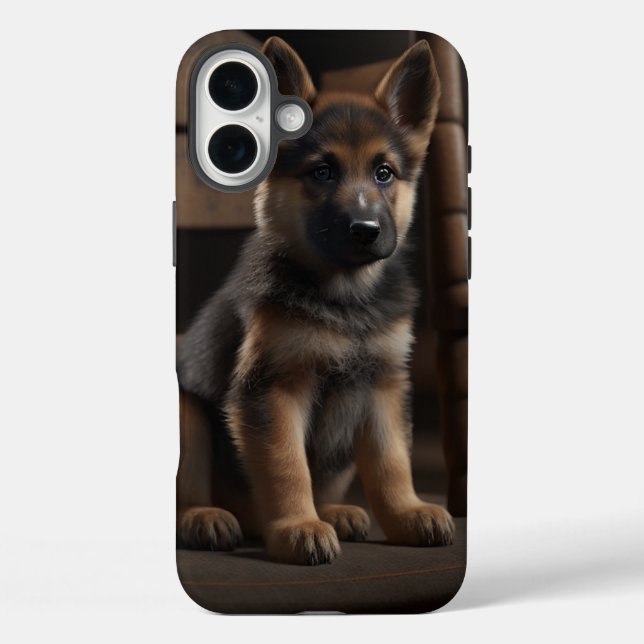 Deutscher Schäferhund - Welpenhund Case-Mate iPhone Hülle (Rückseite)