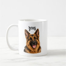 Deutscher Schäferhund Zeus Name Design | Starker H