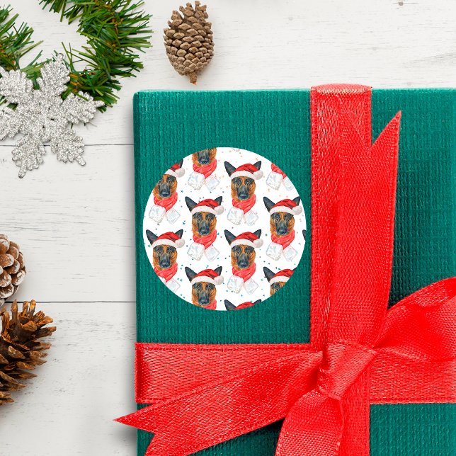 Deutscher Schäferhund züchten Hundeschema Sterne W Runder Aufkleber (Von Creator hochgeladen)