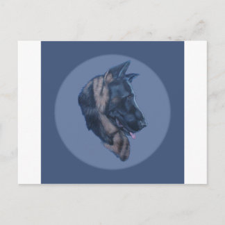 Deutscher Schäferleiter Postkarte