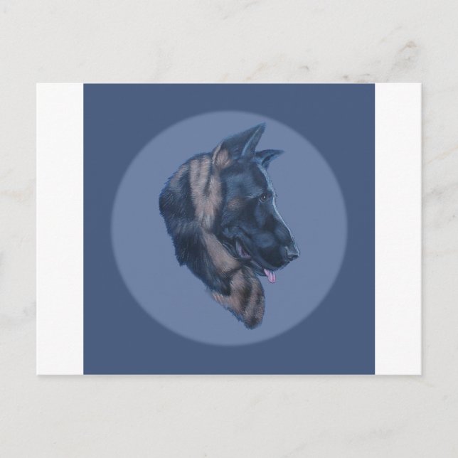 Deutscher Schäferleiter Postkarte (Vorderseite)