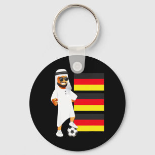 Deutscher Scheich Deutschland Fahne Fußball Schlüsselanhänger