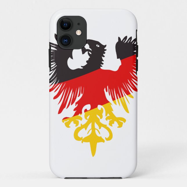Deutscher Schwarzer Adler Case-Mate iPhone Hülle (Rückseite)