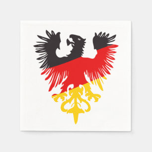 Deutscher Schwarzer Adler Serviette