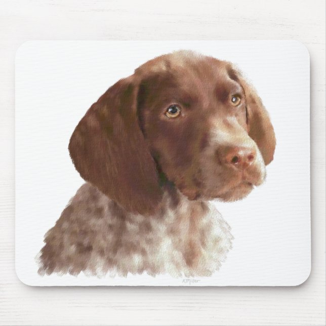 Deutscher Shorthair Welpe Mousepad (Vorne)