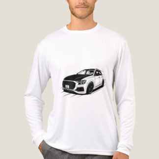 Deutscher Sport-SUV Monochrome Vektor Art Tri-Blend Shirt