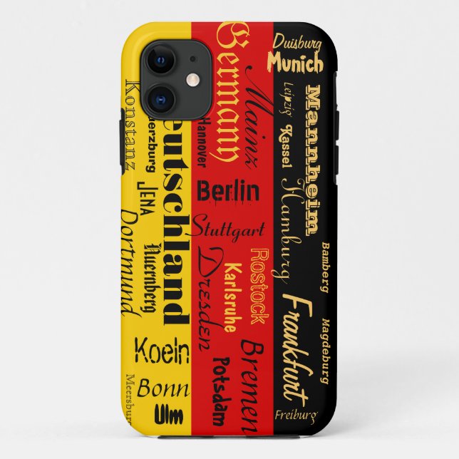 Deutscher Stadt-Fall Case-Mate iPhone Hülle (Rückseite)
