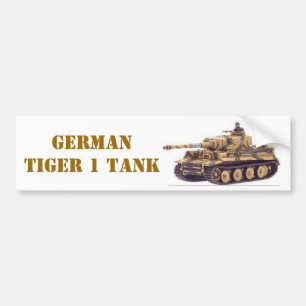 DEUTSCHER TIGER 1 TANK AUTOAUFKLEBER
