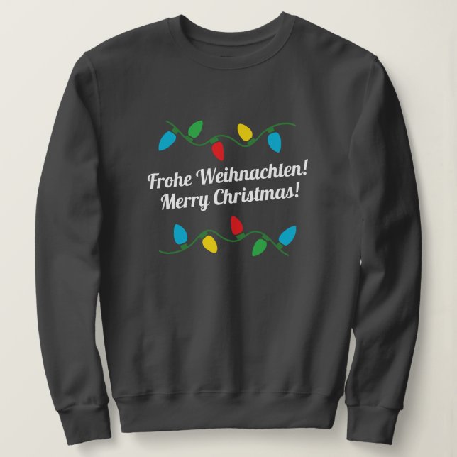 Deutscher Ugg Weihnachtssüßer Sweatshirt (Design vorne)