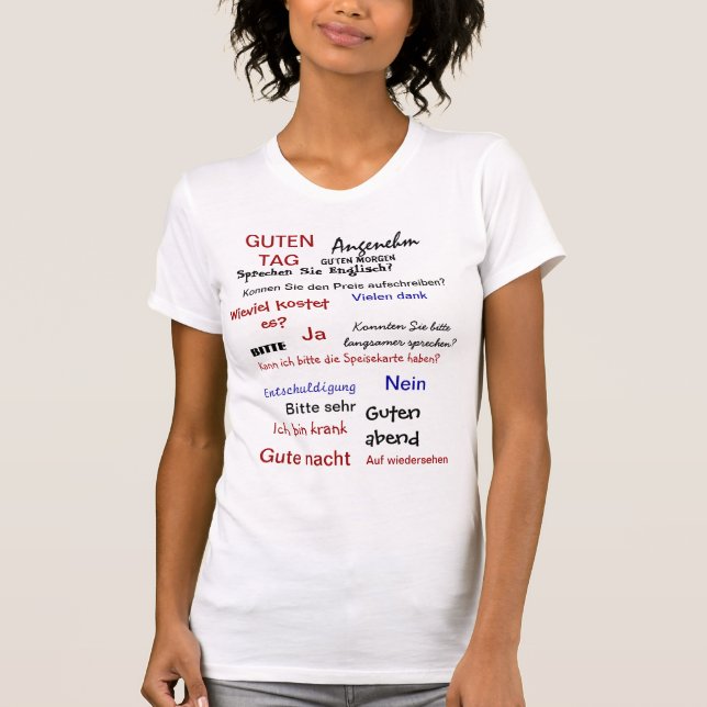 Deutscher Unterricht - Sprechen Sie Deutsch? T-Shirt (Vorderseite)