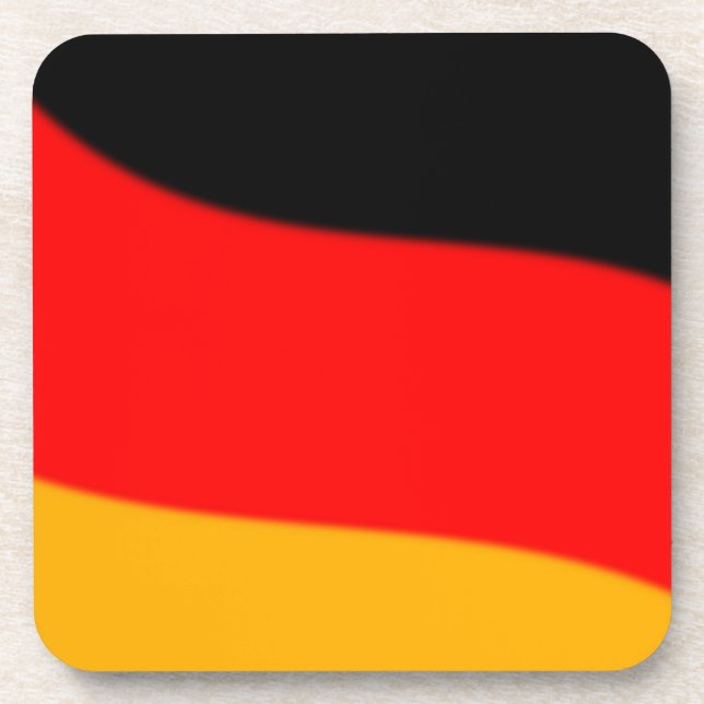 Deutscher Untersetzer der Flaggenkork (Vorderseite)