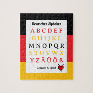 Deutsches Alphabet Lernen & Spaß Puzzle