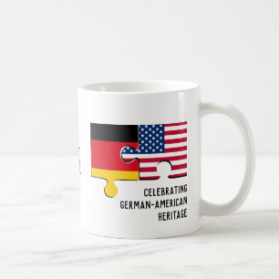DEUTSCHES AMERIKANISCHES Erbe Monogramm Kaffeetasse