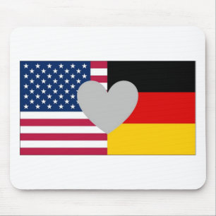 Deutsches amerikanisches mousepad