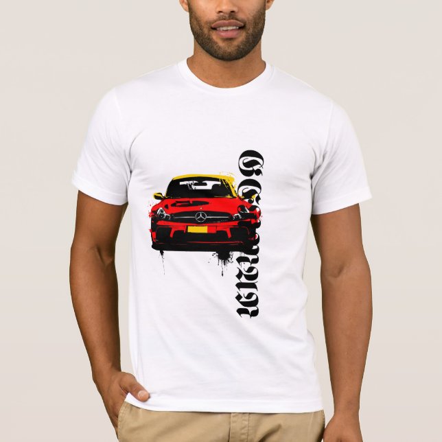 Deutsches Auto T-Shirt (Vorderseite)