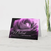Deutsches Beileid Verlust der Lila Rose der Mutter
