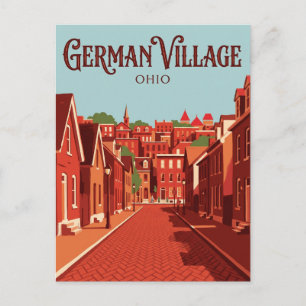 Deutsches Dorf USA Postkarte