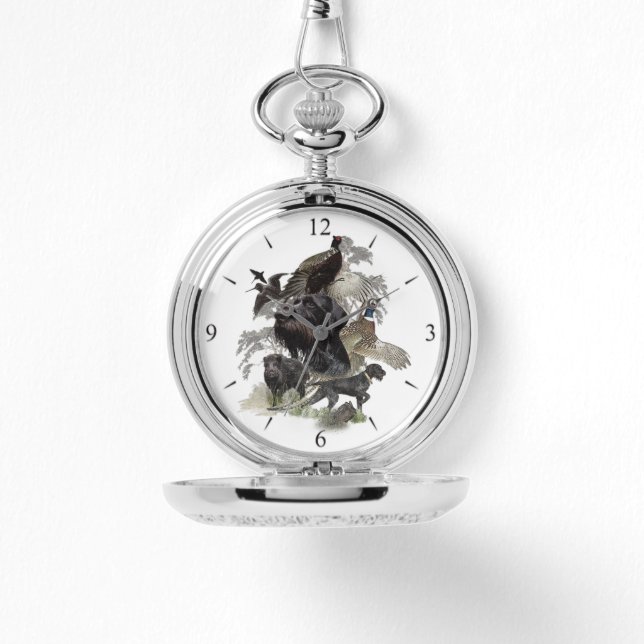 Deutsches Drahthaar Pointer Armbanduhr (Vorderseite)