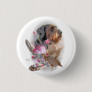 Deutsches Drahthaar Pointer Button