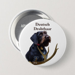 Deutsches Drahthaar Pointer Button