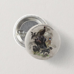 Deutsches Drahthaar Pointer Button