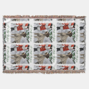 Deutsches Drahthaar Pointer Christmas Decke
