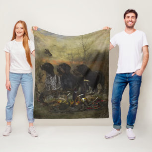 Deutsches Drahthaar Pointer Fleecedecke