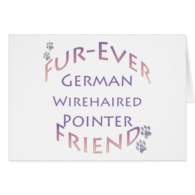 Deutsches Drahthaar Pointer Furever (Vorderseite (Horizontal))
