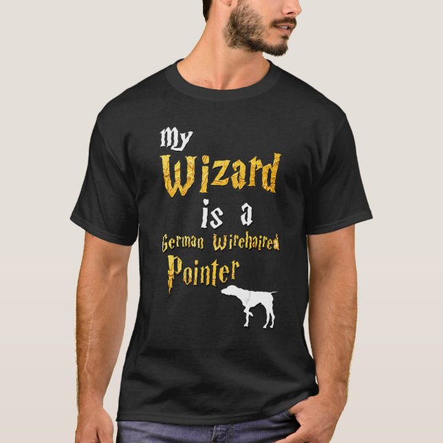 Deutsches Drahthaar Pointer German Drahthaar Point T-Shirt (Vorderseite)