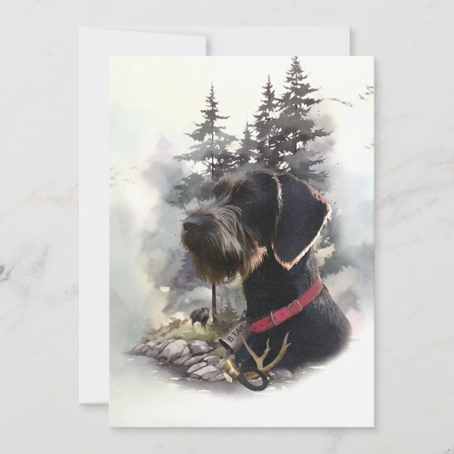 Deutsches Drahthaar Pointer, GWP Einladung (Vorderseite)