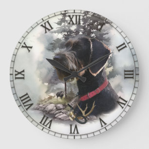 Deutsches Drahthaar Pointer, GWP Große Wanduhr