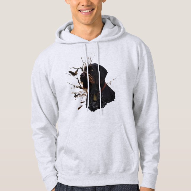 Deutsches Drahthaar Pointer Hoodie (Vorderseite)
