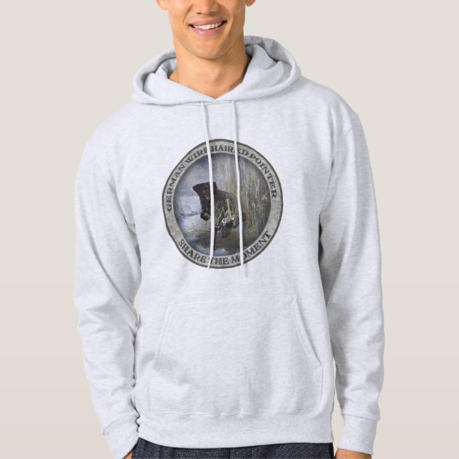 Deutsches Drahthaar Pointer Hoodie (Vorderseite)