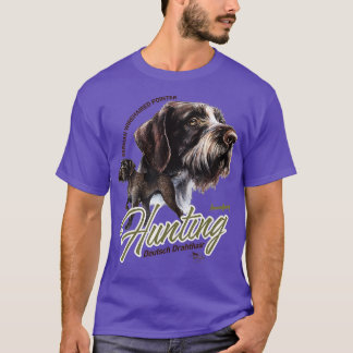 Deutsches Drahthaar Pointer Hunting GWP T-Shirt