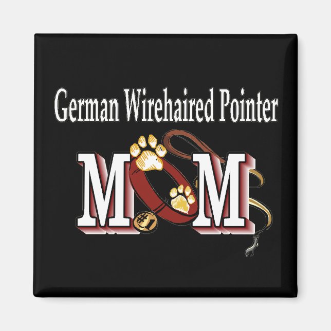 Deutsches Drahthaar Pointer Mama Geschenke Magnet (Vorne)