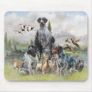 Deutsches Drahthaar Pointer Mousepad