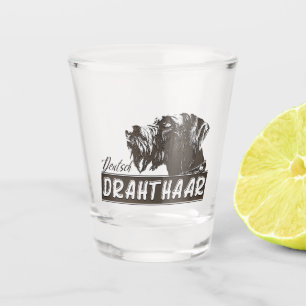 Deutsches Drahthaar Pointer Schnapsglas